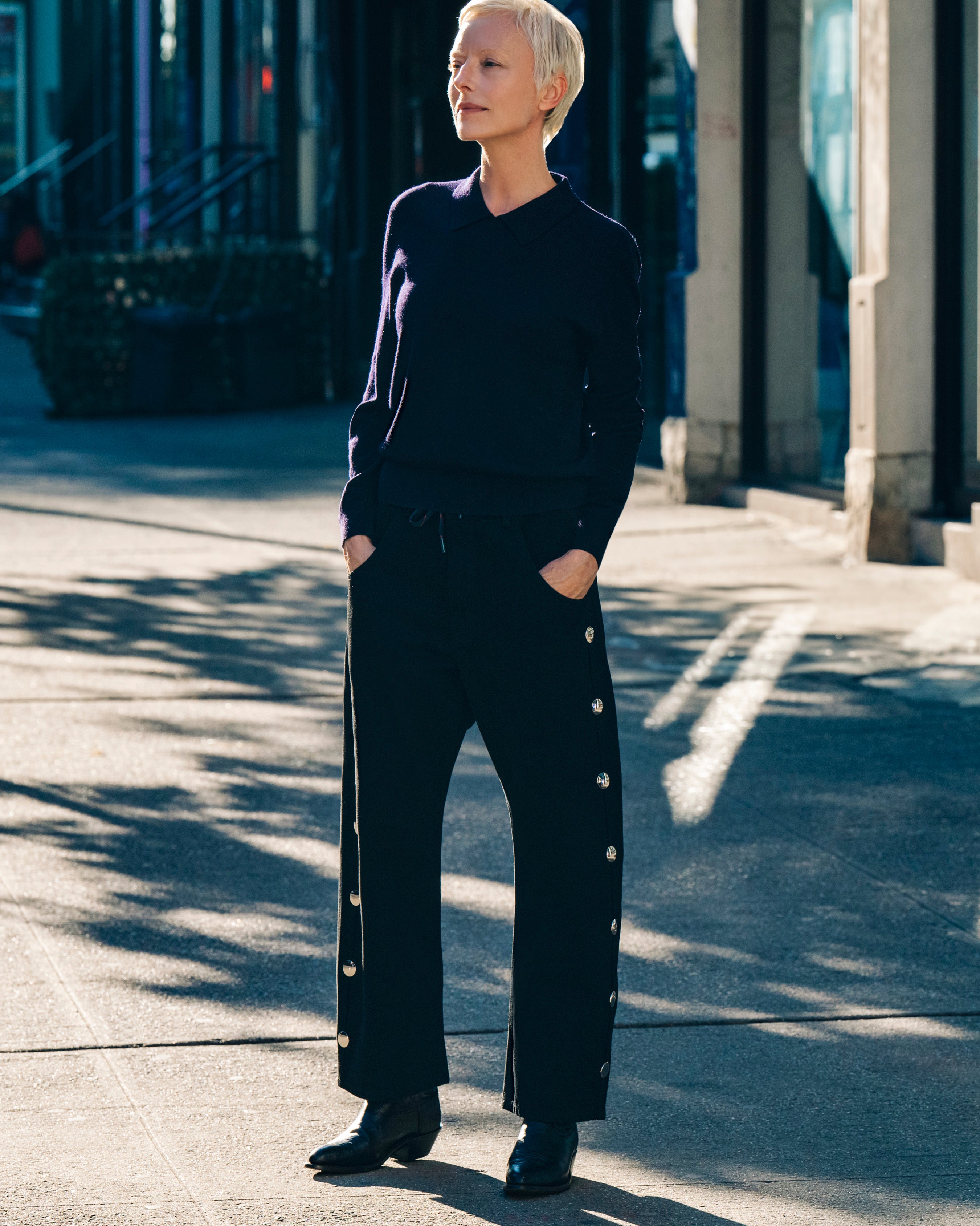 【Yoyocha25 】STUDS DETAIL DENIM PANTS ROUCHA | Duchamp Stud Denim