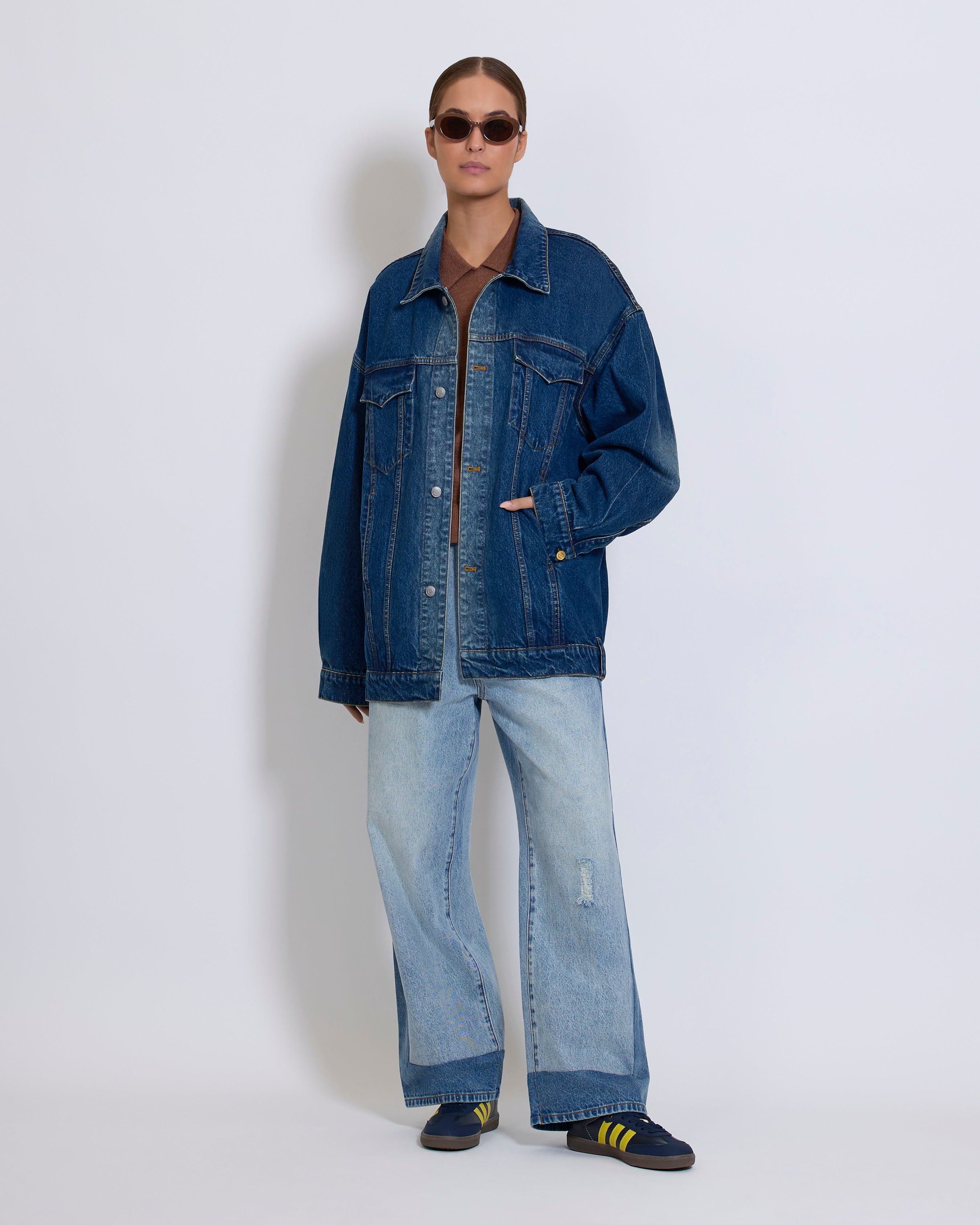【R商品】efu vintage wide denim jacket ROUCHA | Dudok Denim Jacket