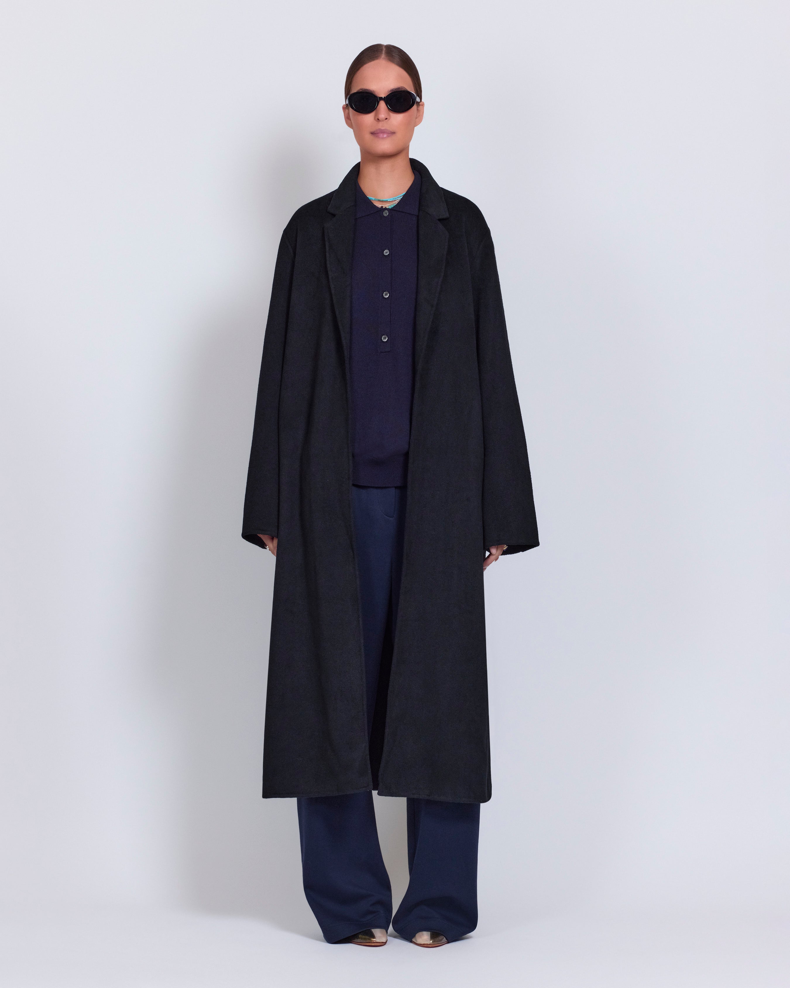 あんずWOOLSILKHERRIGBONE SHORTCOAT ?preset=lg