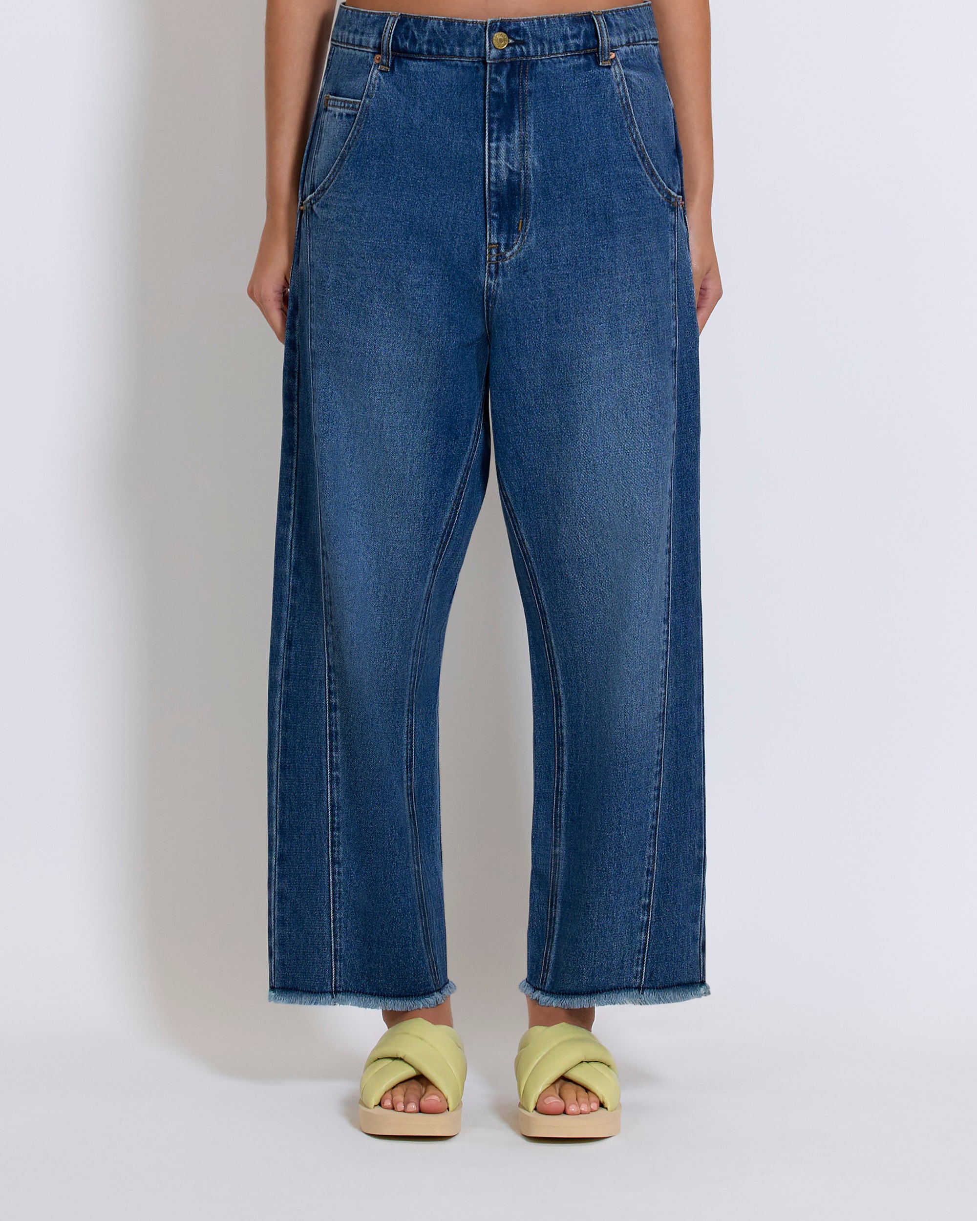 【Raucohouse】Cloudy domingo washed denim pants Cloudy domingo washed denim pants - Raucohouse | 60% - Asian