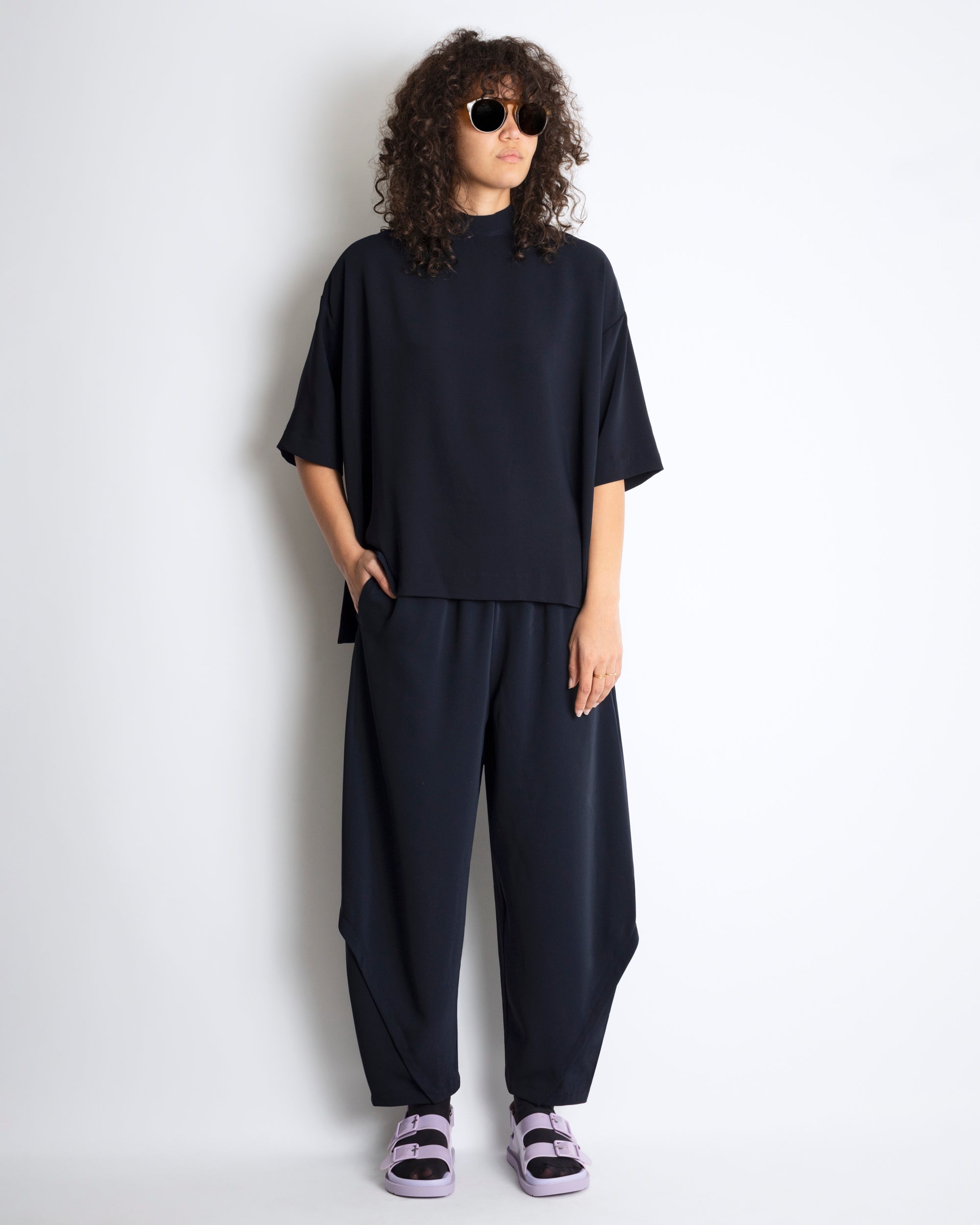 HIROKI TSUZUKI BOA FLEECE CROPPED PANTS - その他