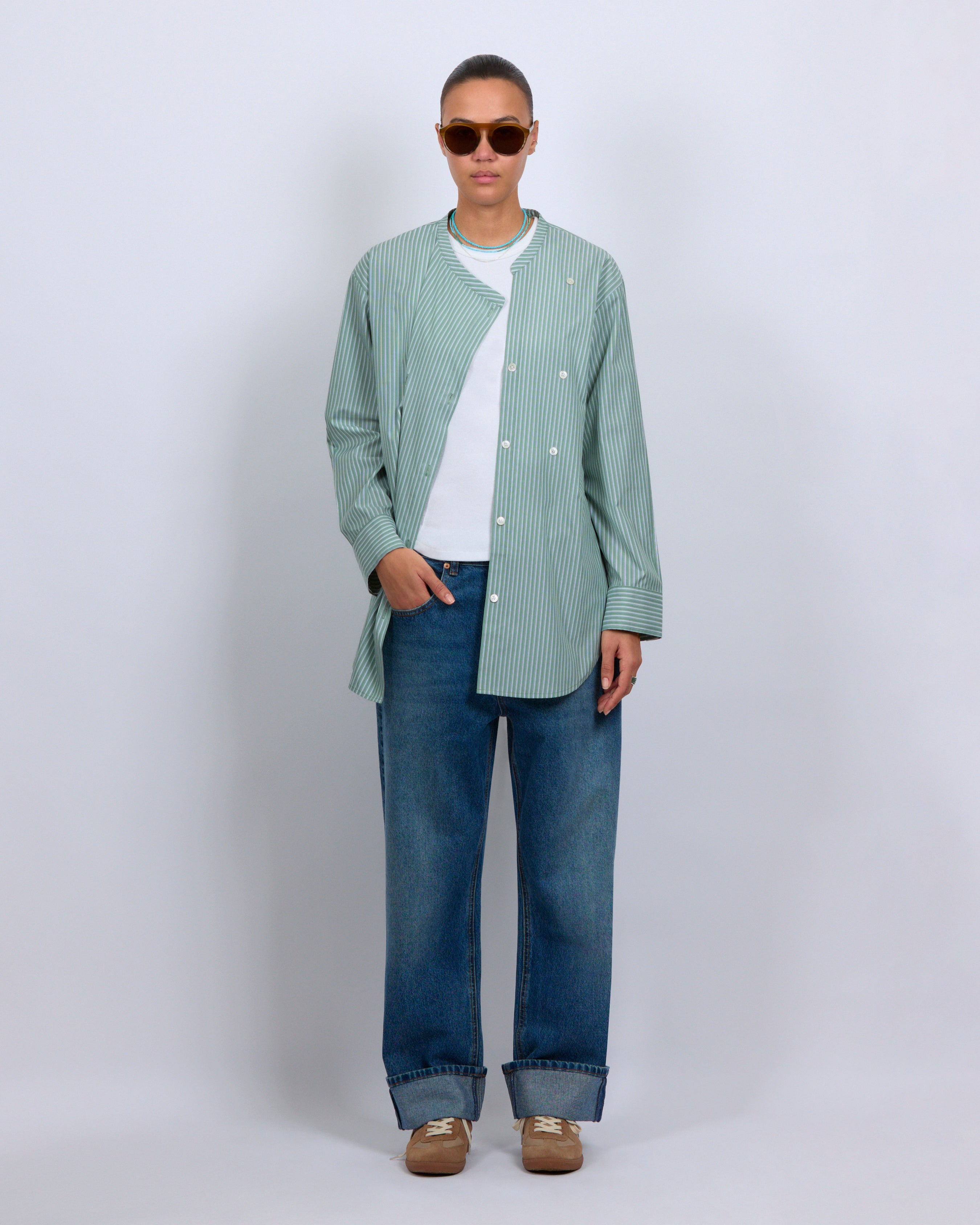 ROUCHA | Twist Stripe Shirt