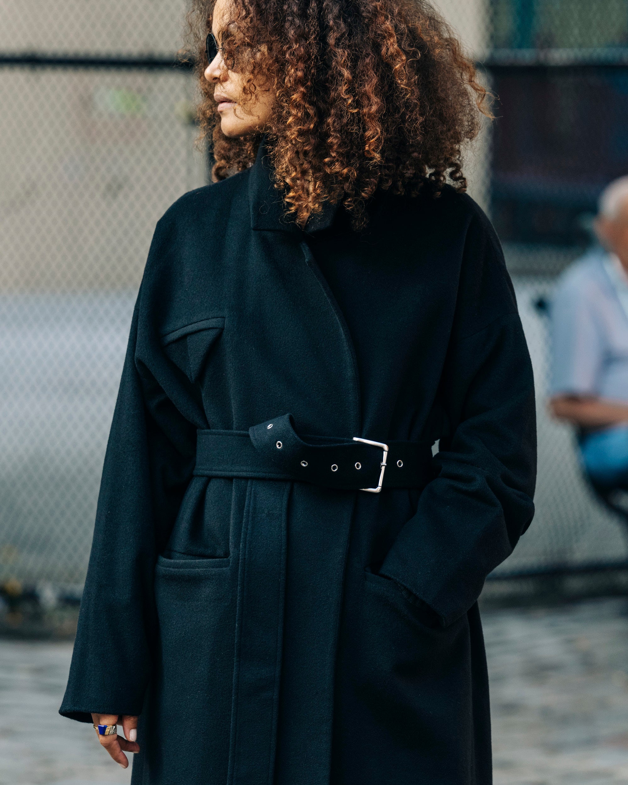 Black on sale robe coat